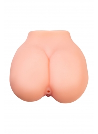 Реалистичный мастурбатор в форме попки с 2 любовными входами - No Name - в Керчи купить с доставкой