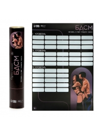 Плакат для двоих со скретч-слоем «БДСМ» - Сима-Ленд - купить с доставкой в Керчи