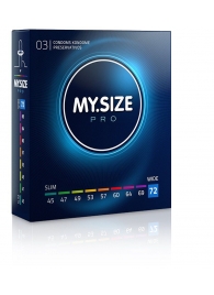 Презервативы MY.SIZE размер 72 - 3 шт. - My.Size - купить с доставкой в Керчи
