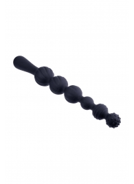 Черная анальная цепочка Beads Hunter - 22,9 см. - NMC