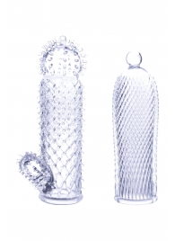 Набор из 2 прозрачных насадок на член Seductive Tickler Sleeves - NMC - в Керчи купить с доставкой