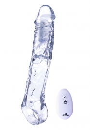 Прозрачная насадка-удлинитель Length Enhancer With Bullet с подхватом - 22,3 см. - NMC - в Керчи купить с доставкой