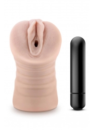 Телесный мастурбатор-вагина Ayumi с вибрацией - Blush Novelties - в Керчи купить с доставкой