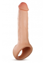 Телесная насадка-удлинитель Thrive 8.75 Inch Realistic Penis Extender Sleeve - 22,2 см. - Blush Novelties - в Керчи купить с доставкой