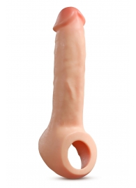 Телесная насадка-удлинитель Thrive 8.75 Inch Realistic Penis Extender Sleeve - 22,2 см. - Blush Novelties - в Керчи купить с доставкой