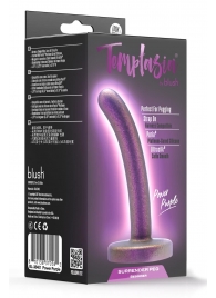 Фиолетовая насадка с гладкой поверхностью Surrender 4.75 Inch Beginner Pegging Dildo - 12 см. - Blush Novelties - купить с доставкой в Керчи