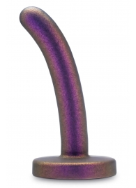 Фиолетовая насадка с гладкой поверхностью Surrender 4.75 Inch Beginner Pegging Dildo - 12 см. - Blush Novelties - купить с доставкой в Керчи