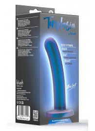 Синяя насадка с гладкой поверхностью Surrender 5.75 Inch Intermediate Pegging Dildo - 14,6 см. - Blush Novelties - купить с доставкой в Керчи