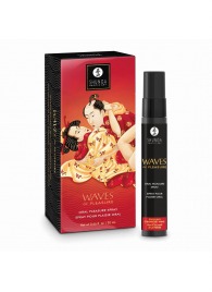 Оральный спрей Waves of Pleasure с ароматом клубники и шампанского - 20 мл. - Shunga - купить с доставкой в Керчи