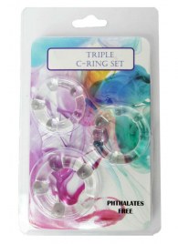 Набор из 3 эрекционных прозрачных колец - Boys of Toys - в Керчи купить с доставкой
