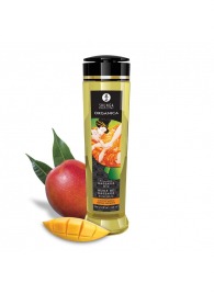Массажное масло для тела Luscious Mango с ароматом манго - 240 мл. - Shunga - купить с доставкой в Керчи