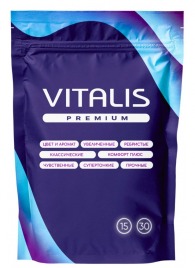 Классические презервативы VITALIS Premium Natural - 15 шт. - Vitalis - купить с доставкой в Керчи