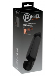 Черный вибромастурбатор с трехточечной стимуляцией Penis Trainer with 3 Point Stimulation - Orion - в Керчи купить с доставкой