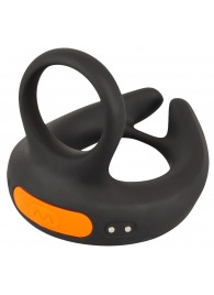 Черный вибростимулятор мошонки RC Scrotum Stimulator with Vibration - Orion - в Керчи купить с доставкой