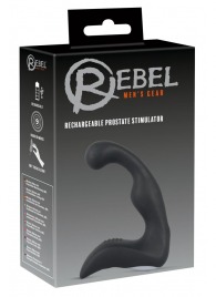 Черный перезаряжаемый стимулятор простаты с вибрацией - 14,6 см. - Orion - в Керчи купить с доставкой