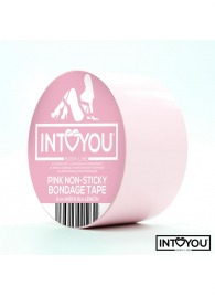 Розовый скотч для фиксации Non-Sticky Bondage Tape - 15 м. - Intoyou - купить с доставкой в Керчи