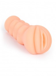 Телесный мастурбатор-вагина с эрекционными кольцами в комплекте - Sexy Girl - в Керчи купить с доставкой