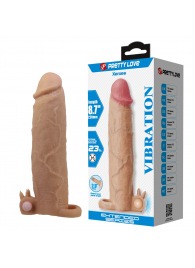 Телесная насадка на пенис Xerxes - 22 см. - Baile - в Керчи купить с доставкой