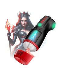 Интерактивный мастурбатор Raven с вакуумом, вибрацией и подсветкой - Shots Media BV - в Керчи купить с доставкой