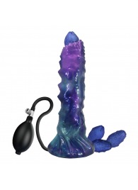 Фиолетовый яйцеродящий фаллоимитатор Duskwalker Sentinal на присоске - 22,4 см. - Baile - купить с доставкой в Керчи