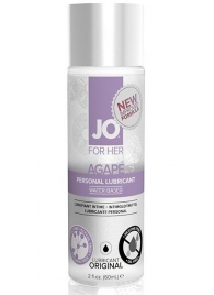 Лубрикант на водной основе для женщин JO AGAPE LUBRICANT ORIGINAL - 60 мл. - System JO - купить с доставкой в Керчи