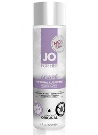 Женский лубрикант на водной основе JO AGAPE LUBRICANT ORIGINAL - 120 мл. - System JO - купить с доставкой в Керчи