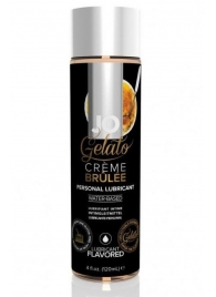 Лубрикант с ароматом крем-брюле JO GELATO CREME BRULEE - 120 мл. - System JO - купить с доставкой в Керчи