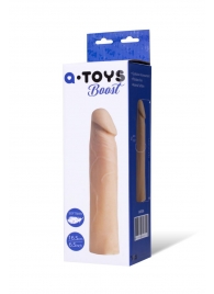 Реалистичная насадка с ярко выраженной головкой - 16,5 см. - A-toys - в Керчи купить с доставкой