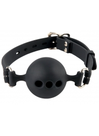 Силиконовый кляп-шар с отверстиями для дыхания Silicone Breathable Ball Gag Small - Pipedream - купить с доставкой в Керчи