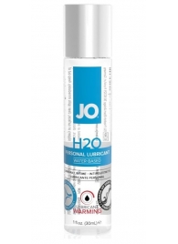 Возбуждающий лубрикант на водной основе JO Personal Lubricant H2O Warming - 30 мл. - System JO - купить с доставкой в Керчи