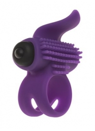 Эрекционное кольцо с подхватом мошонки и стимуляцией клитора Bullet Lastic Ring - Adrien Lastic - в Керчи купить с доставкой