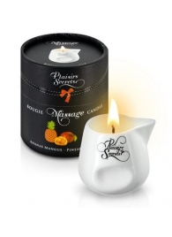 Массажная свеча с ароматом манго и ананаса Bougie de Massage Ananas Mangue - 80 мл. - Plaisir Secret - купить с доставкой в Керчи