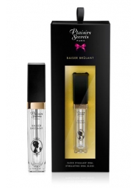 Стимулирующий блеск для губ Baiser Brulant Gloss Plaisirs Secrets - 7 мл. - Plaisir Secret - купить с доставкой в Керчи