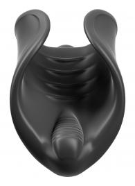 Чёрный мастурбатор Vibrating Silicone Stimulator с вибрацией - Pipedream - в Керчи купить с доставкой
