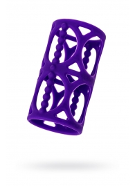 Фиолетовая насадка-сетка на член - A-toys - в Керчи купить с доставкой