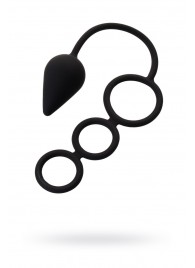 Тройное эрекционное кольцо с анальным хвостом Drop M-size - Erotist Adult Toys - в Керчи купить с доставкой