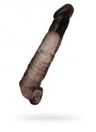 Чёрная насадка на пенис - 22,5 см. - ToyFa - в Керчи купить с доставкой