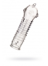 Прозрачная закрытая насадка на пенис TOYFA A-Toys - 14,7 см. - A-toys - в Керчи купить с доставкой