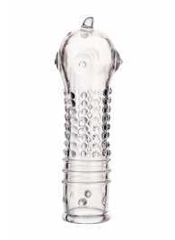 Прозрачная закрытая насадка на пенис TOYFA A-Toys - 14,7 см. - A-toys - в Керчи купить с доставкой