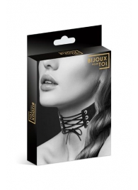 Оригинальный ошейник-чокер со шнуровкой - Bijoux Pour Toi - купить с доставкой в Керчи