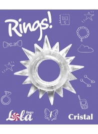 Прозрачное эрекционное кольцо Rings Cristal - Lola Games - в Керчи купить с доставкой