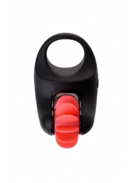 Чёрно-красное эрекционное виброкольцо Erotist - Erotist Adult Toys - в Керчи купить с доставкой