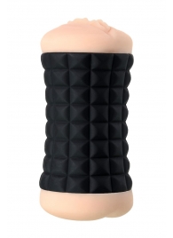 Двухсторонний мастурбатор JOS JANICE в черном цилиндре - JOS - в Керчи купить с доставкой