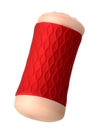 Двухсторонний мастурбатор JOS  NADIN в красном цилиндре - JOS - в Керчи купить с доставкой