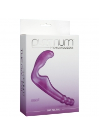 Безремневой фиолетовый страпон из силикона The Gal Pal - 17 см. - Doc Johnson - купить с доставкой в Керчи