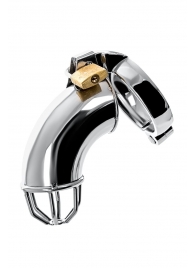 Серебристый мужской пояс верности TOYFA Metal - ToyFa - купить с доставкой в Керчи