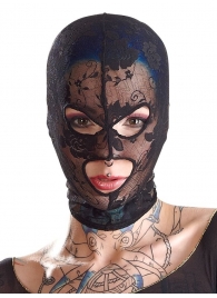 Кружевная маска-балаклава с отверстиями для глаз и рта - Orion - купить с доставкой в Керчи