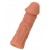 Телесная реалистичная насадка KOKOS Extreme Sleeve 05 с дополнительной стимуляцией - 12,7 см. - KOKOS - в Керчи купить с доставкой