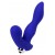 Синий силиконовый вибростимулятор простаты Stroman - 14,5 см. - ToyFa - в Керчи купить с доставкой