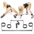 Комплект наручников и наножников с распорками Spread  em Bar and Cuff Set - Pipedream - купить с доставкой в Керчи